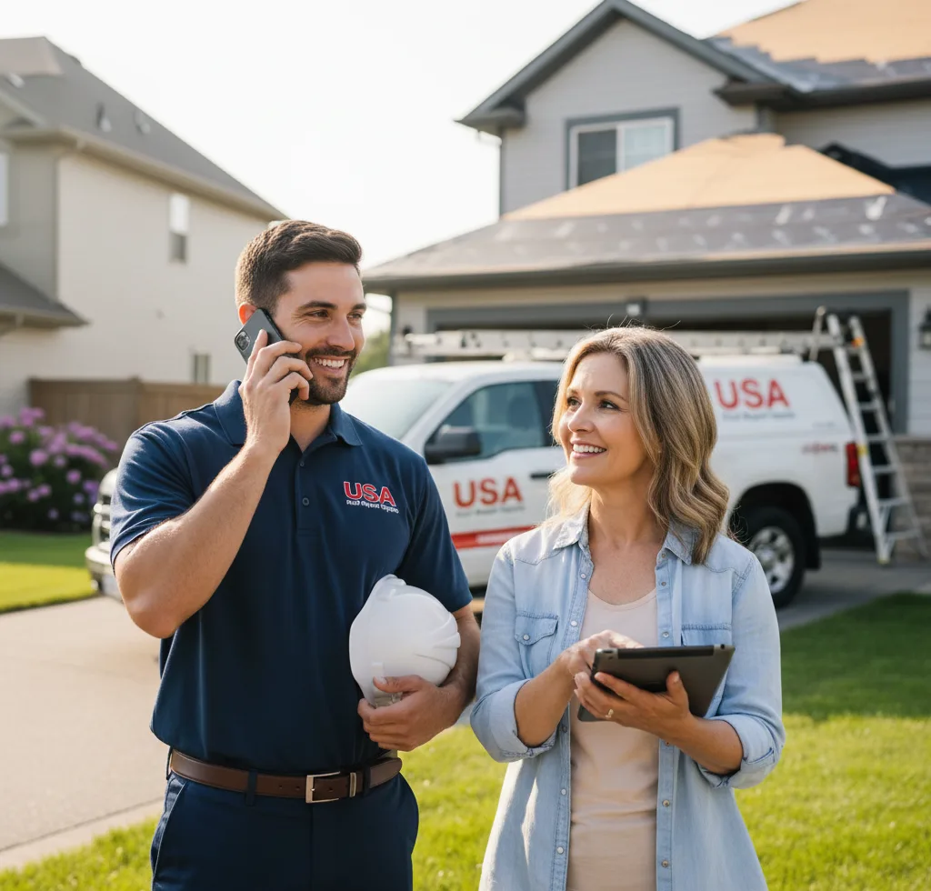 USA Roof Repair Experts customer support in Devens